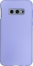 BMAX Siliconen hard case hoesje geschikt voor Samsung Galaxy S10e / Hard Cover / Beschermhoesje / Telefoonhoesje / Hard case / Telefoonbescherming - Lichtpaars