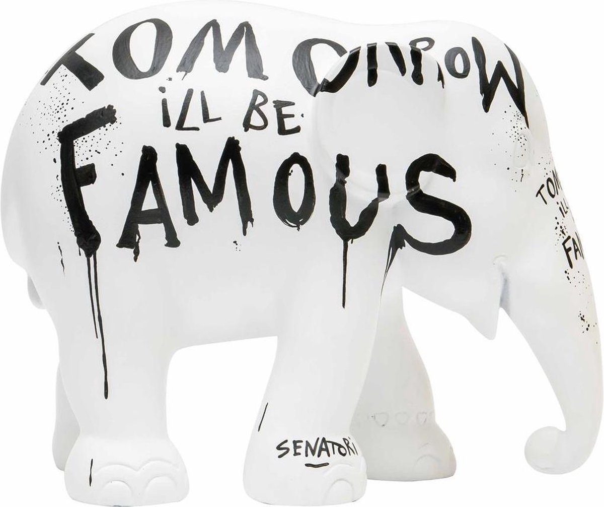 Elephant Parade Tomorrow I’ll Be Famous 30 cm Handgemaakt Olifantenstandbeeld - 30 cm Multi