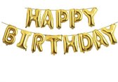 Guirlande de joyeux anniversaire or - guirlande de ballons - ballons en aluminium
