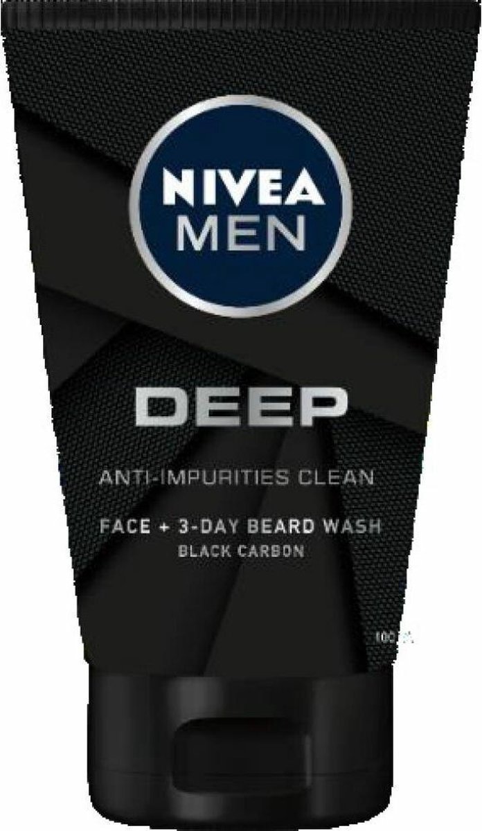 NIVEA MEN Deep Reinigingsgel - Face Wash - 100 ml