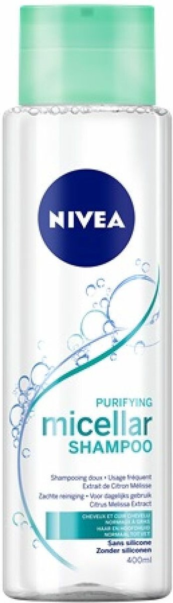 NIVEA Micellar Shampoo Purifying voor Vettige Hoofdhuid 400 ml