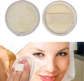Loofah Gezichtsscrub - Duurzaam Plasticvrije wereld - Herbruikbare Luffa Facial Scrub - 2 stuks