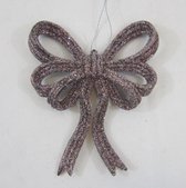 Pendentif de Noël, paillettes, plastique, 5 pièces: 14 x 11 x 2 cm