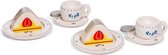 Mamamemo Theeset Royal Junior Hout Wit/blauw 10-delig