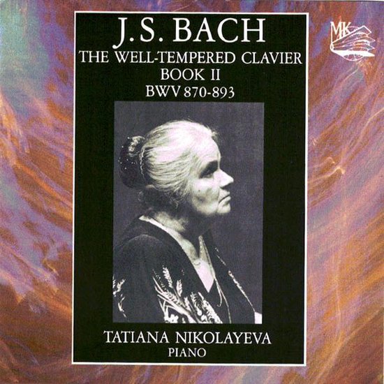 Portret van Tatiana Nikolayeva, piano. J.S. Bach De Well-Tempered Clavier Boek II.