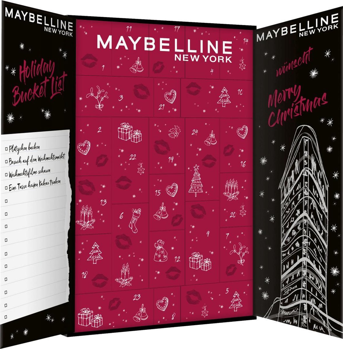 Calendrier de l'Avent 2020 - Maybelline Advent Calendar 2020