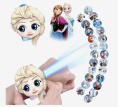 Disney Frozen Horloge Elsa - Frozen Speelgoed Horloge - Frozen Elsa Projector horloge - Kinder horloge - Kids Watch