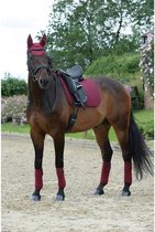 RelaxPets - Weatherbeeta - Prime - Zadeldek - Sjabrak - Katoen - PVC Singelpad - Full - Dressuur -  Maroon