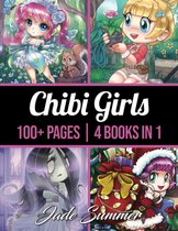 100 Chibi Girls Coloring Book - Jade Summer - Kleurboek voor volwassenen