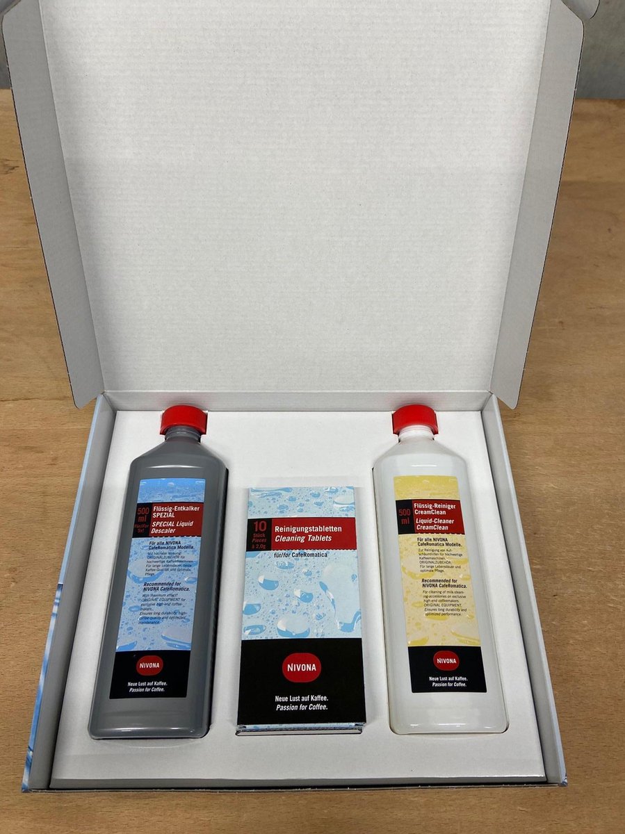 Nivona Cleanbox - Reinigingsset - reinigingstabletten + melkreiniger + ontkalker — afbeelding 3