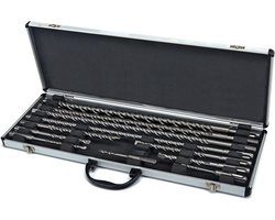 11 Delige SDS-Plus Borenset in Aluminium Koffer