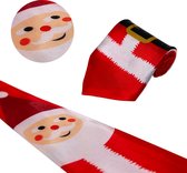 Kerstman Stropdas | Kerst | Kerstoutfit | Kerstdiner | Rood | Kerststropdas