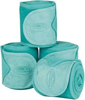 DW4Trading® Weatherbeeta paarden fleece bandage 4 stuks 3,5 mtr turquoise