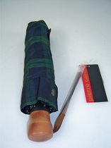Pierre Cardin paraplu opvouwbaar automatisch easymatic ruiten groen blauw