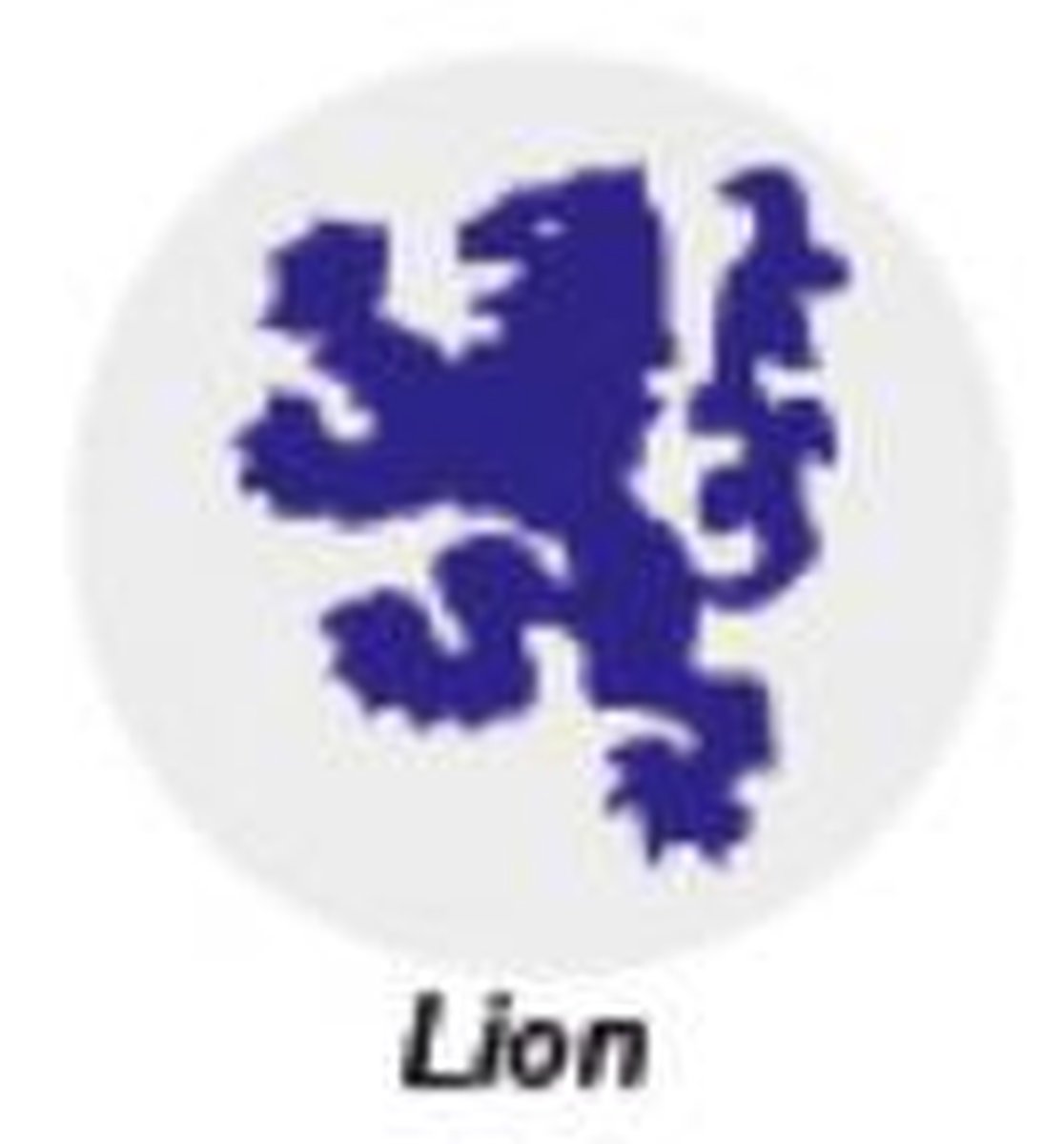 Asbri - Golf Bal Stempel - Leeuw