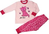 Fun2Wear - Fun2Wear | Little Rebel Pyjama | Roze | Maat 128 - Kleur Roze - Zacht katoen & Goede pasvorm - Meisjes - Maat 128