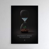 Walljar - Patience (Dark) - Muurdecoratie - Plexiglas schilderij