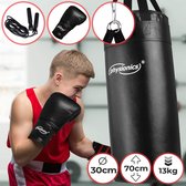 Trend24 - Junior bokszak - Boksbal - Fitness - Vechtsporten - Kickboxen -  Incl. bokshandschoenen en springtouw