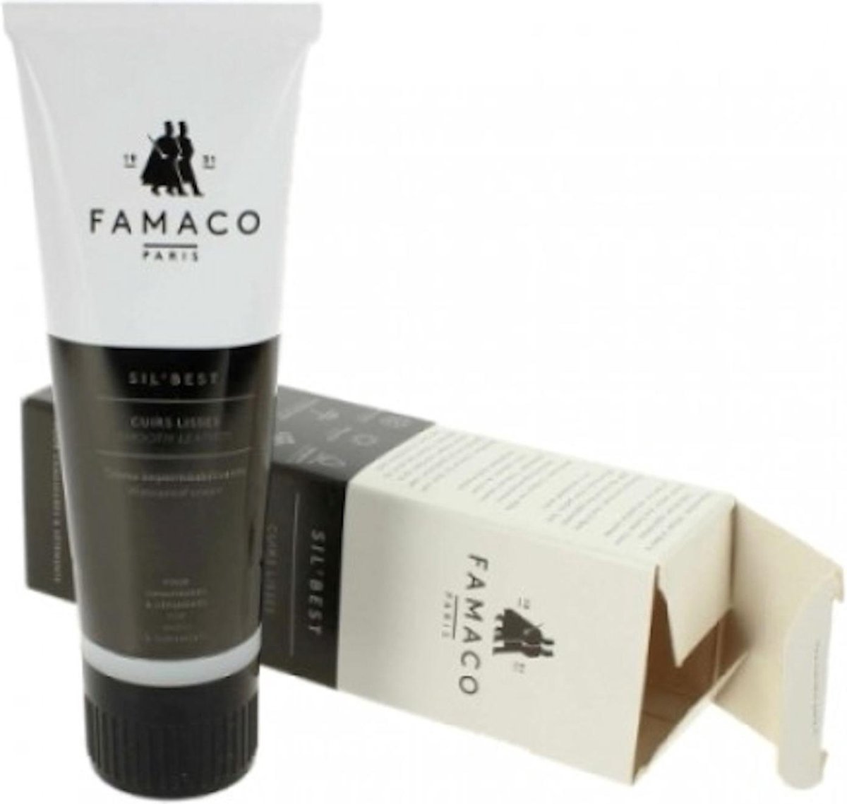 Famaco Sil'Best tube glad leer conditioner - kleur brown vison 383