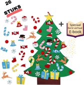 SPARCZ - Mini Kerstboom - Kerstboombeelden - Vilten kerstboom - Vilten kerstboom voor kinderen - Inclusief Speciaal Kerst E-book
