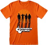 A Clockwork Orange Heren Tshirt -XL- Silhouettes Oranje