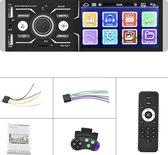 TechU™ T37 Autoradio 1 Din + Afstandsbediening en stuurbediening | Bluetooth - USB - AUX - SD | Bluetoothradio | Handsfree bellen | Autoradio met scherm | Stembediening
