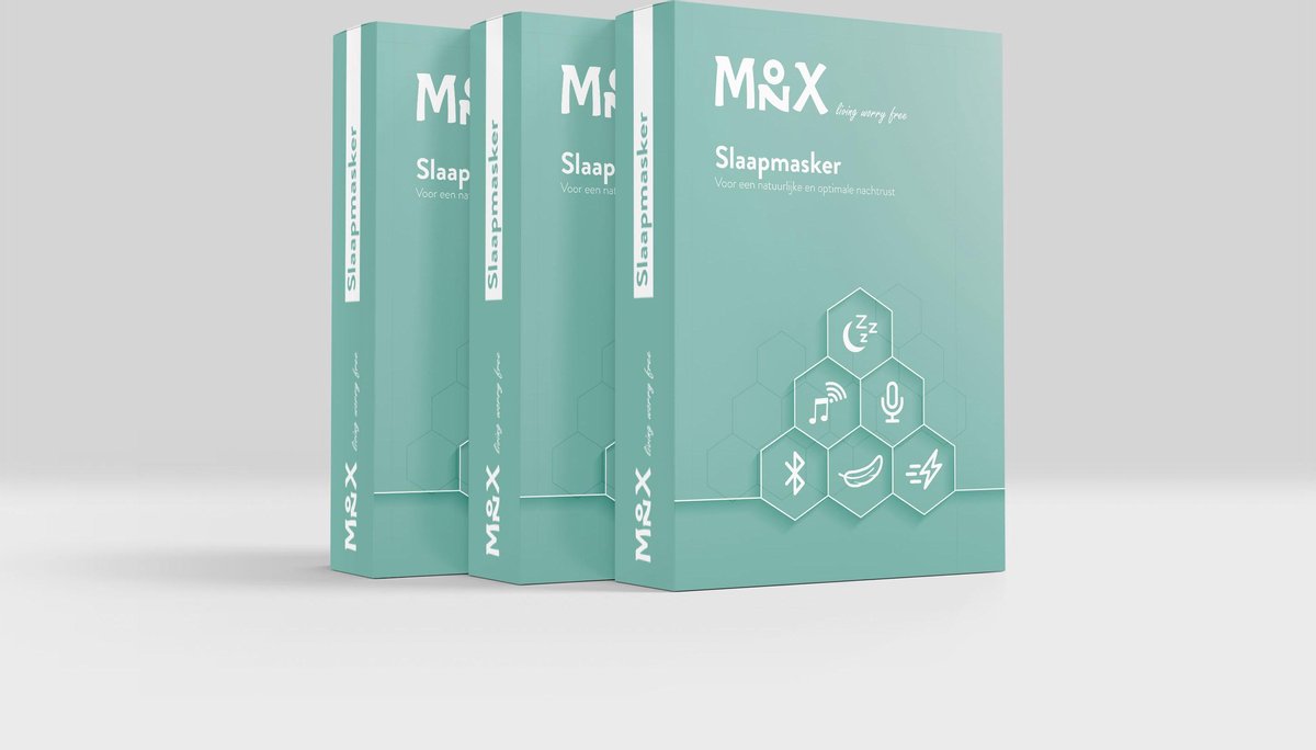 Monx Slaapmasker met bluetooth - Sleeping Headphone - Zwart — afbeelding 2
