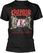 Kreator Heren Tshirt -XL- Terrible Certainty Zwart