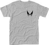 Marvel The XMen Heren Tshirt -S- Wolverine Slash Grijs