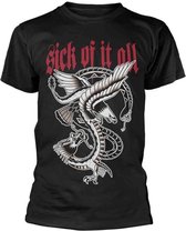 Sick Of It All Heren Tshirt -XL- Eagle Zwart