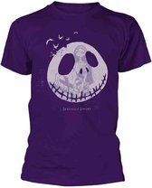 The Nightmare Before Christmas Heren Tshirt -S- Seriously Spooky Paars