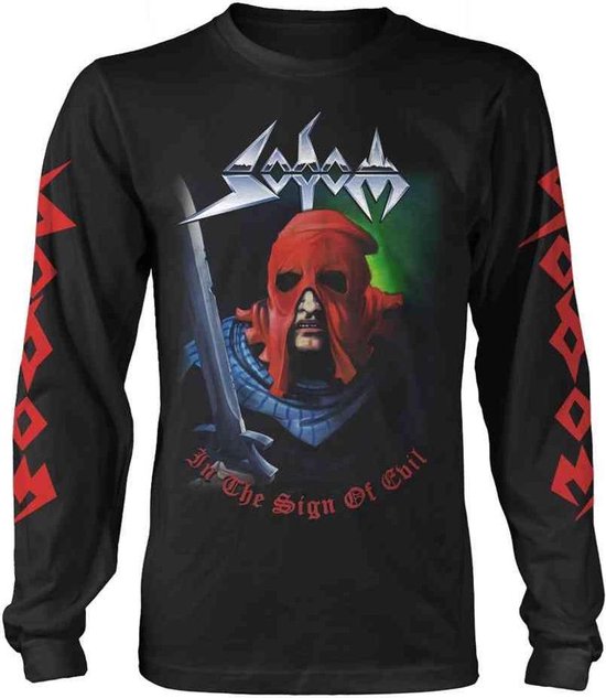 Sodom Longsleeve shirt -XL- In The Sign Of Evil Zwart