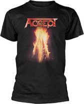 Accept Heren Tshirt -XL- Flying V Zwart