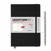 Leuchtturm weekagenda 2021 a5 soft cover 7d2p zwart