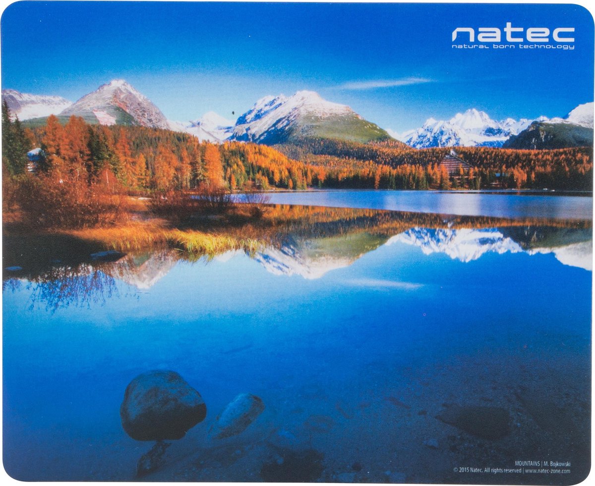 NATEC NPF-1406 Muismat 22x18cm Met Afbeelding