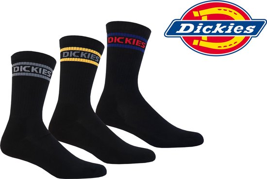 Oceanië per ongeluk onderschrift DICKIES SOKKEN - DICKIES Premium fit sportsokken - 43/46 - zwart - 3 paar |  bol.com