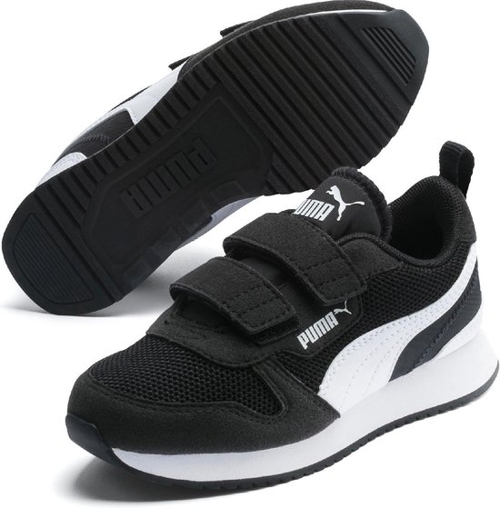 PUMA R78 V Ps Sneakers - Puma Black-Puma White - Maat 29 | bol.com