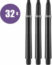 ABC Darts - Dart Shafts - Kunststof Zwart - Medium - 32 sets