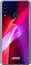 Samsung Galaxy A20s Hoesje Transparant TPU Case - Light Show #ffffff