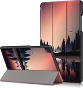 Tri-Fold Book Case met Wake/Sleep - Geschikt voor Samsung Galaxy Tab A7 (2020) Hoesje - Dusk