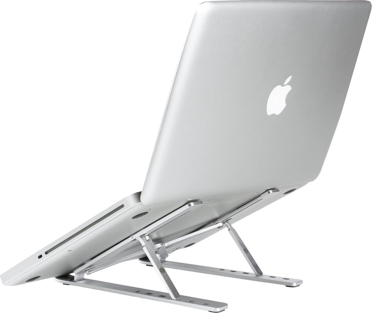 Universele Ergonomische Aluminium Laptop standaard - 11.6 tot 15.4 inch - Zilver