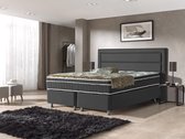 Dreamhouse® Saint Tropez Luxe Boxspring met Opbergruimte – Bed - 140 x 200 cm - Zwart
