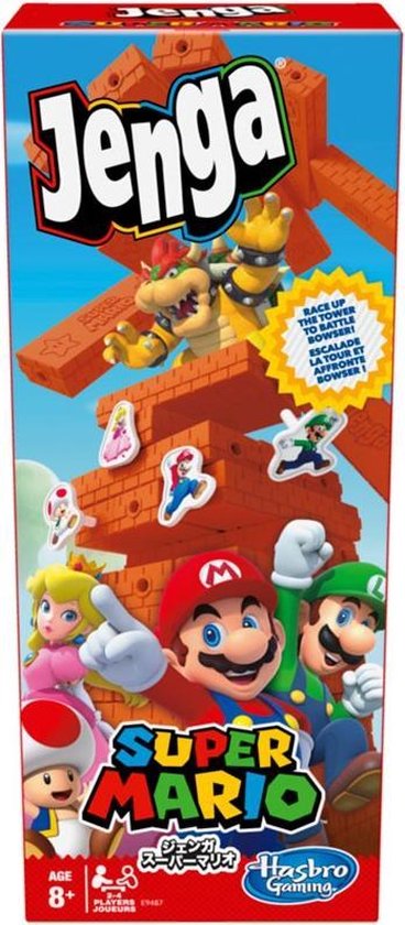 Afbeelding van het spel Super Mario Jenga | Nintendo |Gezelschapsspel |Nieuwe Editie | Mario 3D all stars |