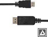 LAV 2 meter DisplayPort Male to Displayport HDMI