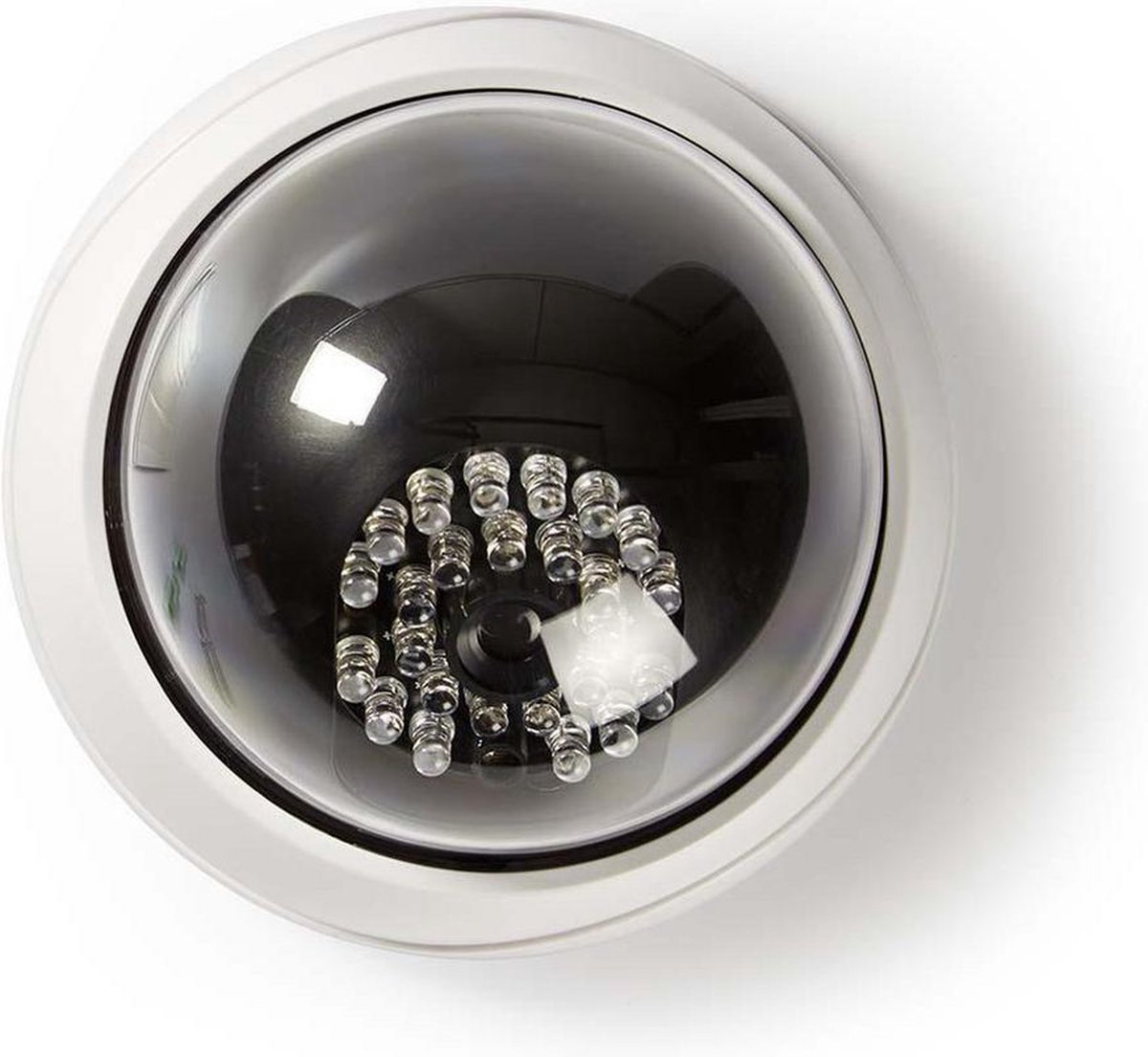 Dummy Dome Beveiligingscamera Met Oplichtende Ir Leds In Het Donker | Nedis | Dummy camera