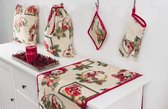 Tafelkleed - luxe gobelinstof - Christmas Armin - Kerst - Vierkant 85 x 85 cm