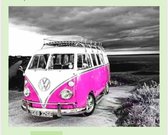 Diamond Painting VW bus 30x40 ronde steentjes