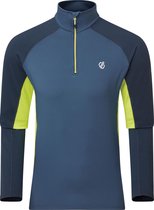 Dare 2b Thermoshirt - Maat XL  - Mannen - donker blauw/blauw/geel