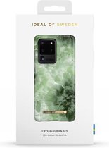 ideal of sweden fashion case geschikt voor samsung galaxy s20 ultra crystal green sky