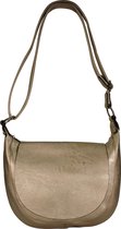 Flora & Co crossbody tas met flap goud